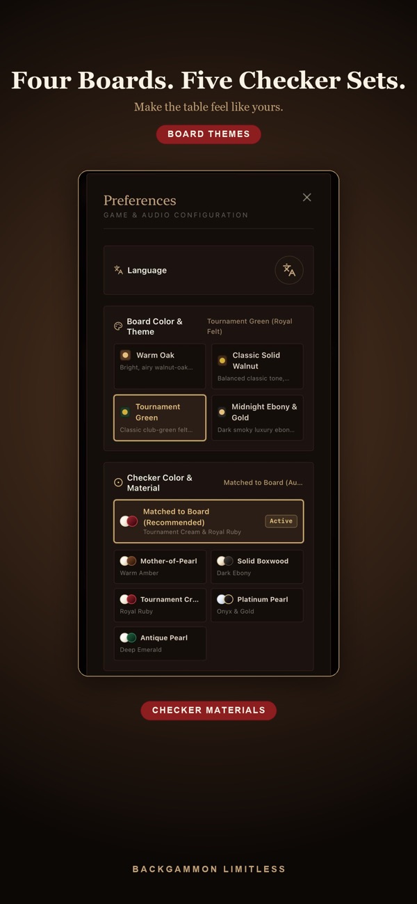 Backgammon Limitless app screenshot 3 of 5
